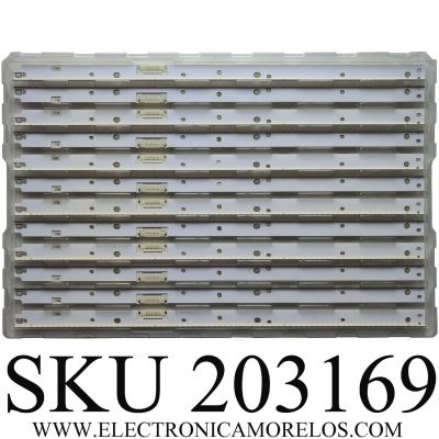 KIT DE LEDS PARA TV SAMSUNG NUEVOS / 2 PZ ORIGINAL / NUMERO DE PARTE  BN96-42347A / BN96-42348A / 42347A / 42348A / PANEL'S CY-UM055FLLV4H / CY-SM055FLLV6H / MODELOS UA55MU7000 /  UA55MU7500 / UA55MU7700 / UA55MU7300 / UE55MU8000 / UN55MU8500
