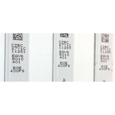 KIT DE LED'S PARA TV LG (5 PIEZAS) / NUMERO DE PARTE EAV65010401 / SSC_Y21 SLIM TRIDEN 43UP80_S / SSC_Y21 SLIM TRIDEN 43UP80_BOE_PTN0.6_REV00_200722 / PANEL NC430TQG-AB / MODELO 43UP8000PUA / 43UP8000PUA.BUSFLJM - Imagen 2