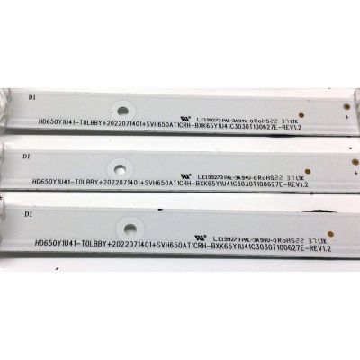 KIT DE LED'S PARA TV HISENSE ORIGINAL 10 PIEZAS / NUMERO DE PARTE CRH-BXK65Y1U41C3030T100627E-REV1.2 / HD650Y1U41-T0LBBY / 2022071401 / HD650Y1U41-T0LBBY+2022071401+SVH650AT1CRH / 25140902 / PANEL HD650Y1U41-T0LBBY / JR645R3HA3L / MODELO 65A6H - Imagen 4