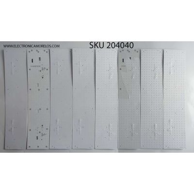 KIT DE LED PARA TV HISENSE (7 PZ INCOMPLETO, ORIGINALMENTE CONSTA DE 8 PZ ) / NUMERO DE PARTE RSAG7.820.11960/ROH VER.B / HD650Z6U51-LCB1-20211026-JU.M65-0610063-P216-003AS_V02 / 1507 087393 / 1269609 / PANEL HD650Z6U51-LCB1 / T650QVN07.6 / MODELO 65U8H