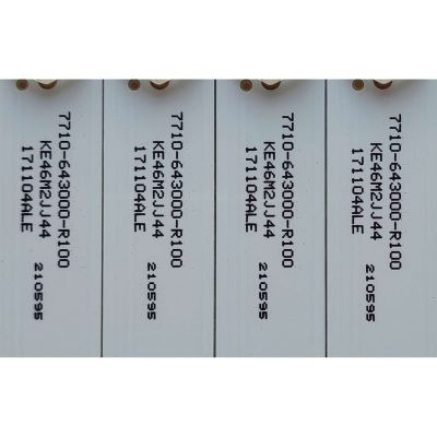 KIT DE LEDS PARA TV LG (8 PZ) / NUMERO DE PARTE CRH-A4330300105R6CNRVE1.0LTK / CRH-A4330300104L6CNRVE1.0 LTK / 7710-643000-R100 / 7710-643000-L100 / KE46M2JJ44 / PANEL RLD430WY (LD0-304) / LC430DGJ(SK)(A4) / MODELO 43UJ6200-UA.CUSYLH - Imagen 4
