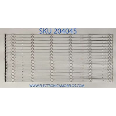 KIT DE LEDS PARA TV SONY (16 PZ) / NUMERO DE PARTE SN55D2369 24X6(D) / 662993 / 12533FC / PANEL YDCM055DCS11 / MODELO XR-55X90K / XR55X90K