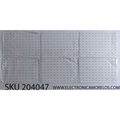KIT DE LEDS PARA TV SONY (10 PZ) / NUMERO DE PARTE 1060507422 / AST605-42B / 10605070137 / NLAW50605 / 1060507-422 / 10605070135 / PANEL HDBO085DDU02 / MODELO XR-85Z9J / XR85Z9J