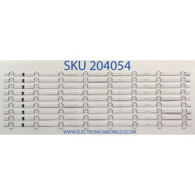 KIT DE LEDS PARA TV LG (9 PZ) / NYUMERO DE PARTE EAV65035001 / SSC_Y21_SLIM_TRIDENT_75UP80_BOE_PTN0.6_REV00_200724 / PANEL NC750TQG-ABKH3 / MODELO 75UQ7070ZUD.BUSFLKR