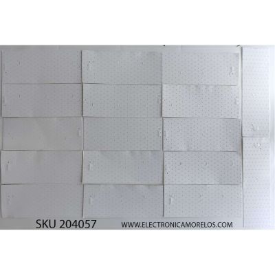 KIT DE LEDS PARA TV HISENSE ( 20 PZ )/ NUMERO DE PARTE YHB-B0101-000224 / 210524-F00E3-91211 / 210524-F00E3-91194