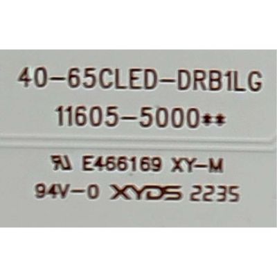 KIT DE LEDS PARA TV TCL ( 7 PZ ) / NUMERO DE PARTE 40-65CLED-DRB1LG / 11605-5000 / B0101-000414 / L527W3V2/004 / 221020 / PANEL ST6451D08-2 VER.2.1 / MODELO 65R655 - Imagen 3