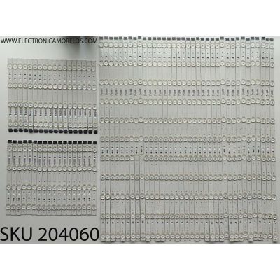 KIT DE LED'S PARA TV LG ((72 PIEZAS)) / NUMERO DE PARTE EAV65027701 / EAV65027801 / SSC_Y22_SLIMDRT_86QNED80_A_S / SSC_Y22_SLIMDRT_86QNED80_B_S / PANEL NC860DQD-AALH1 / DISPLAY LC860DQR (SP)(A1) / MODELO 86QNED80UQA / 86QNED80UQA.BUSYLKR