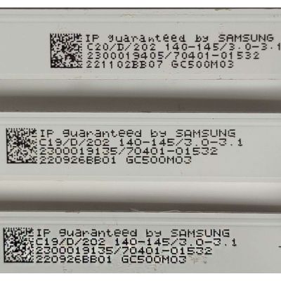 KIT DE LEDS PARA TV LG / SCEPTRE ORIGINAL 3 PIEZAS / NUMERO DE PARTE 303GC500003 / GC50D11-ZC46AG-04D / 220926BB01 / 70401-01532 / 2300019135 / PANEL BOEI500WQ1 / G50 A517CV-UMRBX / 50UQ7570PUJ - Imagen 4