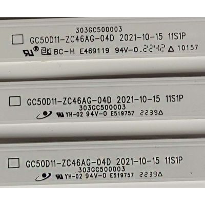 KIT DE LEDS PARA TV LG / SCEPTRE ORIGINAL 3 PIEZAS / NUMERO DE PARTE 303GC500003 / GC50D11-ZC46AG-04D / 220926BB01 / 70401-01532 / 2300019135 / PANEL BOEI500WQ1 / G50 A517CV-UMRBX / 50UQ7570PUJ - Imagen 2