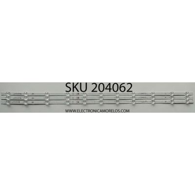 KIT DE LEDS PARA TV LG / SCEPTRE ORIGINAL 3 PIEZAS / NUMERO DE PARTE 303GC500003 / GC50D11-ZC46AG-04D / 220926BB01 / 70401-01532 / 2300019135 / PANEL BOEI500WQ1 / G50 A517CV-UMRBX / 50UQ7570PUJ