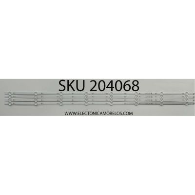 KIT DE LED'S PARA TV PIONEER (4 PIEZAS) / NUMERO DE PARTE LB-GM3030-GJBETTY504X8BB00-S / 210BZ08D0B334BLC4X / 44T6T47GBQAN / 50BB11-CKD / PANEL V500DJ7-QE1 / MODELO PN50951-22U