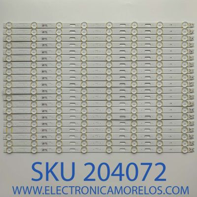 KIT DE LEDS PARA TV SAMSUNG (20 PZ) / NUMERO DE PARTE BN96-50370A / V0Q8-490SM0-R0 / PANEL CY-TT049HMLV1H / MODELO QN49Q80TAFXZA FA01 / QN49Q8DTAFXZA FA01