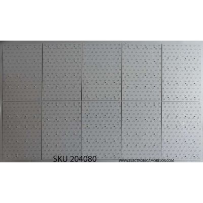 KIT DE LED'S PARA TV SAMSUNG (10 PIEZAS) / NUMERO DE PARTE BN97-14252B / LS02 / SD2BB / 090009522613 / PANEL CY-TN075FLAV6H / MODELOS QN75Q8FNBFXZA / QN75Q8FNBFXZA  AA01