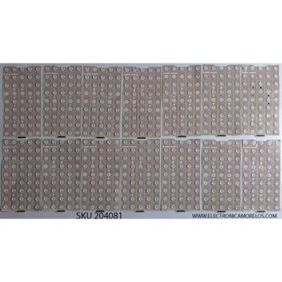 KIT DE LED'S PARA TV SONY (14 PIEZAS) / NUMERO DE PARTE NLAW40417 / AST417-44B / 60422117-3225 / PANEL YD6S650DNN01 / MODELOS XBR-65Z9D / XBR65Z9D