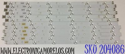 KIT DE LED'S PARA TV SAMSUNG (12 PIEZAS) / NUMERO DE PARTE 2011SVS46 / 2012SVS46 3228 FHD RIGHT06 REV1.1 120410 / PANEL DE460BGM-C1 / MODELO UN46EH5300 / UN46EH5300FXZA CH01