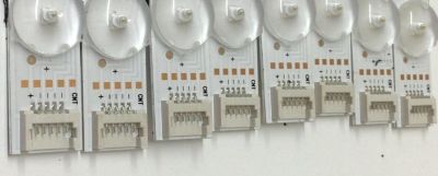 KIT DE LED'S PARA TV HISENSE ((8 PIEZAS)) / NUMERO DE PARTE CRH-BXK55Y3U513030T0812190-REV1.0 / HD550Y3U51-T0LA+2021092401+SVH550FE8 / HD550Y3U51-T0LA / 2021092401 / SVH550FE8 / 1269697 / PANEL HD550Y3U51 / HD550Y3U51-T0LG / T550QVN10.0 / MODELOS 55U6H - Imagen 2