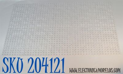 KIT DE LEDS ORIGINAL PARA TV SAMSUNG 10 PIEZAS / NUMERO DE PARTE BN97-16225A / BN41-02720A / K058P-156A / 19Y_Q900_55 / PANEL CY-RT055JLLV1H / MODELO QN55Q900RBF / QN55Q900RBF FB01 / QN55Q900RBF FC04