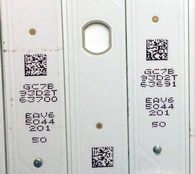 KIT DE LED'S PARA TV LG (6 PIEZAS) / NUMERO DE PARTE EAV65044201 / LEDAZ_Y21_SLIM TRIDENT_50UP80_HKC_(0.4PI)_REV03_210901 / Y21_SLIM TRIDENT_50UP80\NANO75_REV04_220914_0.4PI SILK / PANEL NC500TQG / DISPLAY V500DJ7-QE1 / MODELOS 50UQ8000AUB / 50UQ7070ZUE - Imagen 5