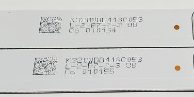 KIT DE LED'S PARA TV ACONATIC ((2 PIEZAS)) / NUMERO DE PARTE K320WDD1 / K320WDD1 A3 / 4708-K320WD-A3113N11 / 471R1P62 / K320WDD1 18C053 / L-2-B7-3 0B / MODELOS 32HS522AN / 32HS534AN - Imagen 4