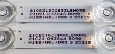 KIT DE LEDS PARA TV VIZIO ORIGINAL 2 PIEZAS / NUMERO DE PARTE LBM550M0802 / 210BZ16D0B33LBM03E / LBM550M0802-TN-1 / EVERLIGHT LBM550M0802-TN-1(HF)(O) / PANEL TPT550U1-QVN10.U / MODELO V555-J01 - Imagen 4