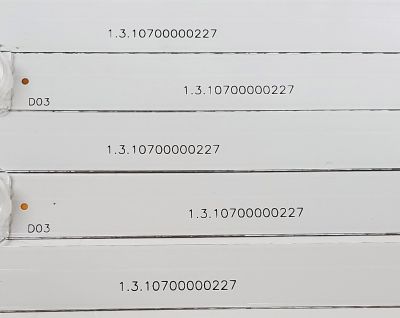 KIT DE LED'S PARA TV TD SYSTEMS ((5 PIEZAS)) / NUMERO DE PARTE 1.3.10700000227 / MSG-T550-V6-3030-19004-2-09 / 240-250LM / 9000-13000K / MODELO K55DLG12US - Imagen 5