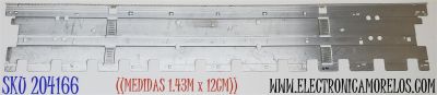LED PARA TV SAMSUNG ((1 PIEZA)) / NUMERO DE PARTE BN96-52584A / LM41-01050B / L1_Q60A / E5_DFM / S66(1)_R1.2 / V1B_100 / BN61-17498A / MODELOS QN55Q6DAAFXZA AA01 / QN55Q60AAFXZA FI13 / QN55Q60AAFXZA XQ11 / QN55LS03BAFXZA CA09 / ((MEDIDAS 1.43M x 12CM))
