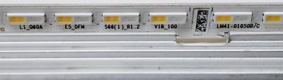 LED PARA TV SAMSUNG ((1 PIEZA)) / NUMERO DE PARTE BN96-52584A / LM41-01050B / L1_Q60A / E5_DFM / S66(1)_R1.2 / V1B_100 / BN61-17498A / MODELOS QN55Q6DAAFXZA AA01 / QN55Q60AAFXZA FI13 / QN55Q60AAFXZA XQ11 / QN55LS03BAFXZA CA09 / ((MEDIDAS 1.43M x 12CM)) - Imagen 2