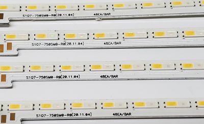 KIT DE LED'S PARA TV SAMSUNG ((4 PIEZAS)) / NUMERO DE PARTE S1Q7-750SM0-R0 / BN96-52601A / BN61-17499A / Y21 75Q70A / 48EA/BAR / BN61-17499A002 / PANEL CY-QA075FHV1H / MODELOS QN75LS03 / QN75LS03AAFXZA / QN75Q7D / QN75Q7DAAFXZA - Imagen 2