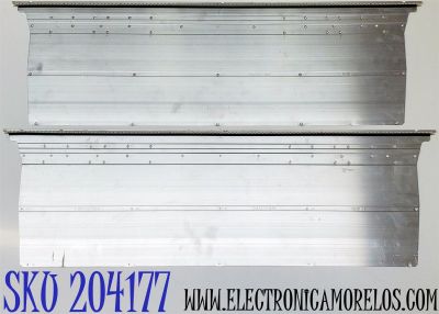 KIT DE LED'S PARA MONITOR SMART® ((2 PIEZAS)) / NUMERO DE PARTE STS700A02_54LED_ATYPE_REV.4_120725 / STS700A02_54LED_BTYPE_REV.4_120725 / LJ64-03750A / I030719A0 / BN61-17499A002 / PANEL LTI700HA02 / MODELO SBID8070I-G4 / ((MEDIDAS 88CM x 28CM))
