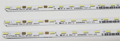 KIT DE LED'S PARA TV SONY ((3 PIEZAS)) / NUMERO DE PARTE STO750A36 / ST0750A36 / STO750A36_56LED_REV00_180731 / 734.05101.0001 / 056380560131S / V750QWME02 / MODELOS XBR-75X850G / XBR-75X850F / KD-75XG8505 / KD-75XG8596 / KD-75XF8596 - Imagen 4