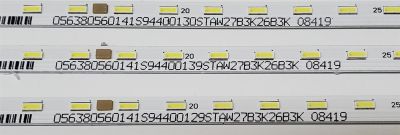 KIT DE LED'S PARA TV SONY ((3 PIEZAS)) / NUMERO DE PARTE STO750A45 / ST0750A45 / 734.05102.0001 / STO750A45_56LED_REV00_190610 / 056380560141S / PANEL V750QWME02 / MODELO XBR-75X850G / XBR75X850G - Imagen 3