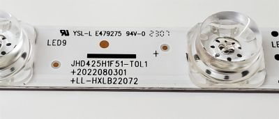 LED PARA TV HISENSE ORIGINAL 1 PIEZA / NUMERO DE PARTE JHD425H1F51-T0L1 / JHD425H1F51-T0L1+2022080301+LL-HXLB22072 / 2022080301 / LL-HXLB22072 / LB22072 / E479275 / 1302879 / 230212LC53325 B1 / PANEL JHD425H1F51-T0 / MODELOS 43A4KV / 43A4KR / 43H4030F4 - Imagen 3
