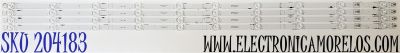 KIT DE LED'S PARA TV HISENSE QLED ((4 PIEZAS)) / NUMERO DE PARTE 1307181 / LB500A6. V0 / LB500A6 / HD500Y1U91-T0LG-2022110701 / E469119 / 8642A / PANEL HD500Y1U91-T0L2 / MODELOS 50R6G / 50A7K