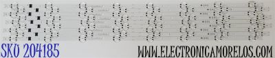 KIT DE LED'S PARA TV LG NANOCELL ((9 PIEZAS)) / NUMERO DE PARTE EAV65033201 / SSC_Y21_SLIM_TRIDENT_75NANO75_CS0T_S / SSC_Y21_SLIM_TRIDENT_75NANO75_CS0T_PTN0.6_REV00_210624 / CS0T 750D8_T / PANEL NC750TQG-VCKP1 / MODELO 75NANO75UQA / 75NANO75UQA.BUSCLKR