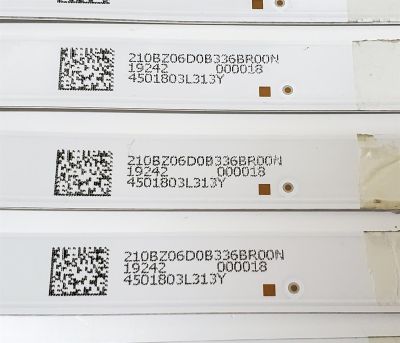 KIT DE LED'S PARA TV ONN ((10 PIEZAS)) / NUMERO DE PARTE TPV-58AA52-JM030-0D22-6X10-190520-A0 / 261501008410 / 210BZ06D0B336BR00N / 4501803L313Y / E331251 / PANEL TPT580F2-PU1L.Q REV:S01Q / MODELO 100005397 ((58 PULGADAS)) - Imagen 4