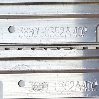 KIT DE LED'S PARA TV INSIGNIA ((4 PIEZAS)) / NUMERO DE PARTE 6920L-0050B / 6920L-0050A / 3660L-0352A 402 / 3660L-0353A 402 / 100507 / GBB09Q0A25 / PANEL LTA400HM07 / MODELO NS-40L240A13 - Imagen 6