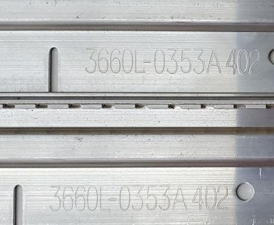 KIT DE LED'S PARA TV INSIGNIA ((4 PIEZAS)) / NUMERO DE PARTE 6920L-0050B / 6920L-0050A / 3660L-0352A 402 / 3660L-0353A 402 / 100507 / GBB09Q0A25 / PANEL LTA400HM07 / MODELO NS-40L240A13 - Imagen 5