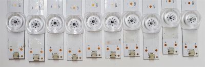 KIT DE LED'S PARA TV QUASAR ((10 PIEZAS)) / NUMERO DE PARTE JL.D58051330-006DS-M_V01 / 200LMF43.0-3.3V / 308055802JF00001 / D210805 / E479275 / 58V6 / PANEL CX580DLEDM / DISPLAY CV580U2-T01 / MODELO Q58USE1 - Imagen 2