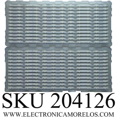 KIT DE LEDS PARA TV SAMSUNG NUEVOS / 24 PZ ORIGINAL / NUMERO DE PARTE BN96-48089A / LM41-00705A / L1_Q80_F5_FAM_S3(4)_R1.0_SCH_100_LM41-00705A / PANEL CY-TR065FLLV9H / MODELO QN65Q80RAFXZA FC04
