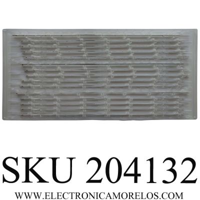 KIT DE LED'S PARA TV PHILIPS ((NUEVOS 12 PIEZAS)) / NUMERO DE PARTE 303HX750011 / HFSX75D07-ZC66AG-04 / 2150000891-1 / 210509NF4 / HX750M12 / PANEL BOEI750WQ1 / MODELO 75PFL5604/F7A - Imagen 5