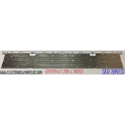 LED PARA TV SAMSUNG (1 PIEZA) / NUMERO DE PARTE BN96-45630A / V8Q7-550SM0-R1 / V8Q7-550SM0-R1 / BN61-15535A / Y18 Q7F NU8K 55'' / BN9645630A / 102EA / MODELOS QN55Q75CNFXZA / QN55Q75FNFXZA / QN55Q7CNAFXZA / QN55Q7FNAFXZA FA02 / ((MEDIDAS 1.20M x 20CM))