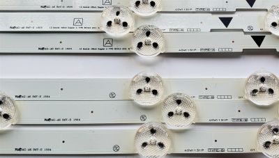 KIT DE LED'S PARA TV PHILIPS ((6 PIEZAS)) / NUMERO DE PARTE UDULED0GS042 / UDULED0GS043 / LG INNOTEK 40INCH DOPPLER A TYPE REV0.0 / 40INCH DOPPLER B TYPE REV0.0 / 40W11S1P / PANEL U4A20XH / DISPLAY V400HJ6-PE1 REV.C1 / MODELOS 40PFL4609/F8 / 40MV324X/F7 - Imagen 4