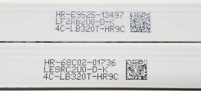 KIT DE LEDS ORIGINAL PARA TV HKPRO 2 PIEZAS / NUMERO DE PARTE 32HR332M05A7 V2 / 32D1200 / 4C-LB320T-HR9C / 32D1200 GL / E257384 / LE8RC2U0-D-K / PANEL LVW320CHCX E0003 / DISPLAY ST3151A05-8 / MODELOS HKP32SM7 / SI32HS - Imagen 3