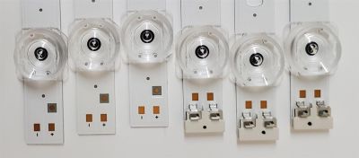 KIT DE LED'S PARA TV SAMSUNG ((6 PIEZAS)) / NUMERO DE PARTE BN96-50317A / BN96-50318A / E0_CFM_L6(1) / E0_CFM_R6(1) / R1.0_TBD-100_7pi / LM41-00869A / 905A / LM41-00870A / 906A / MODELO UN50TU8000 / UN50TU8000FXZA AB04 - Imagen 3