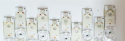 KIT DE LED'S PARA TV POLAROID ((10 PIEZAS)) / NUMERO DE PARTE JL.D55051330-170DS-M_V01_14MM / N200826 / 203-011-0102H / 18BF532 / PANEL LSC550FN11-201 / MODELO 55T7U - Imagen 4