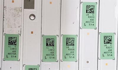 KIT DE LED'S PARA TV SAMSUNG ((8 PIEZAS)) / NUMERO DE PARTE BN96-46570A / BN96-46571A / V8DN-430SMB-R1 / V8DN-430SMA-R1 / MODELOS UN43J / UE43N / UA43N / HG43AJ / LH43BENELGA/ZX / LH43BERBLGAXGO BA01 / MAS MODELOS EN DESCRIPCIÓN - Imagen 6