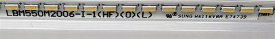 KIT DE LED'S PARA TV ((2 PIEZAS)) / NUMERO DE PARTE LBM550M2006-I-1(HF)(0)(L) / LBM550M2006-H-1(HF)(0)(R) / E74739 / 015B8000-B46-000-6840 / V-6840-B46-10 / LBM550M2006-I-1 / LBM550M2006-H-1 / PANEL TPT550J1-HVN06.U / MODELOS C5517HC / E554 - Imagen 3