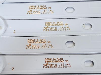 KIT DE LEDS ORIGINAL PARA TV RCA 10 PIEZAS / NUMERO DE PARTE 58HR332M05A0 / D58A114 5*10 / LM7N08R1E / AE0110634 / 58HR332M05A0 V0 / DISPLAY CC580PV1D / MODELO RTU5820 / RHOS581SM-D - Imagen 3