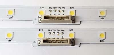 KIT DE LED'S PARA TV SAMSUNG ((2 PIEZAS)) / NUMERO DE PARTE BN96-45952A / AOT_50_NU7100F_2X38_3030C_d6t-2d1_19S2P / PANEL'S CY-NN050HGNV6H / CY-NN050HGAV9H / CY-NN050HGNVFH / CY-NN050HGAV7H / MODELOS UN50RU / UN50NU / ((MAS MODELOS EN DESCRIPCIÓN)) - Imagen 4