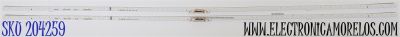 KIT DE LED'S PARA TV SAMSUNG ((2 PIEZAS)) / NUMERO DE PARTE BN96-54490A / ES50SBQFPBGA40 / 50Q60B / 54490A / MODELOS QN50Q60BAFXZA